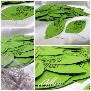 kods: 225 ābola lapiņa + adata / cena: 1,30