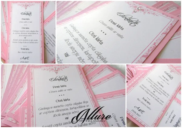 kods: 818 MENU roza / cena: 2,50